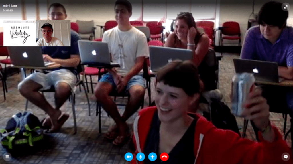 This image has an empty alt attribute; its file name is mimi-teaching.png